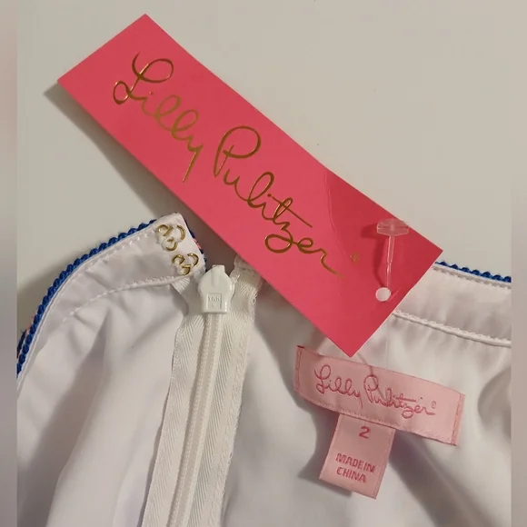 NWT Lilly Pulitzer Coral Romper - Picture 11 of 13